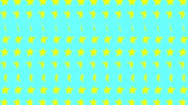 Yıldız şekli dalga hareketli animasyon grafikleri