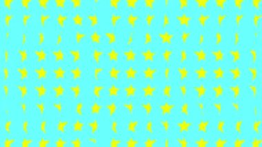 Yıldız şekli dalga hareketli animasyon grafikleri