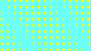 Yıldız şekli dalga hareketli animasyon grafikleri