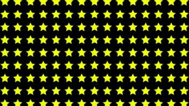 Yıldız şekli dalga hareketli animasyon grafikleri