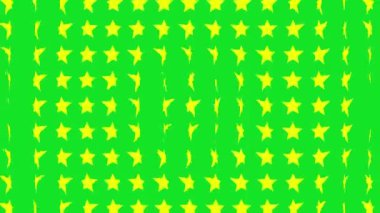 Yıldız şekli dalga hareketli animasyon grafikleri