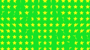 Yıldız şekli dalga hareketli animasyon grafikleri