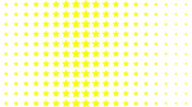 Yıldız şekli dalga hareketli animasyon grafikleri