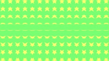 Yıldız şekli dalga hareketli animasyon grafikleri