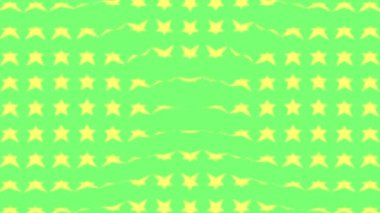 Yıldız şekli dalga hareketli animasyon grafikleri