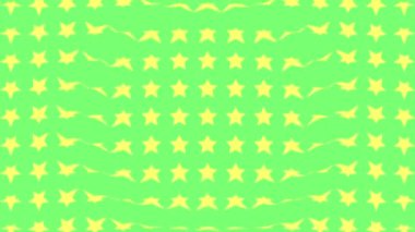 Yıldız şekli dalga hareketli animasyon grafikleri