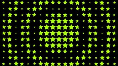 Yıldız şekli dalga hareketli animasyon grafikleri