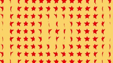 Yıldız şekli dalga hareketli animasyon grafikleri