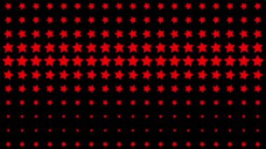 Yıldız şekli dalga hareketli animasyon grafikleri