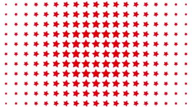 Yıldız şekli dalga hareketli animasyon grafikleri
