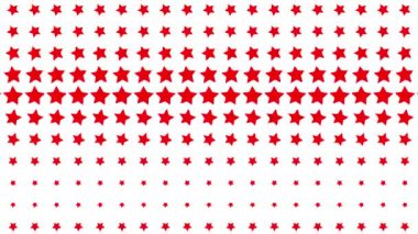 Yıldız şekli dalga hareketli animasyon grafikleri