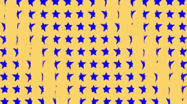 Yıldız şekli dalga hareketli animasyon grafikleri