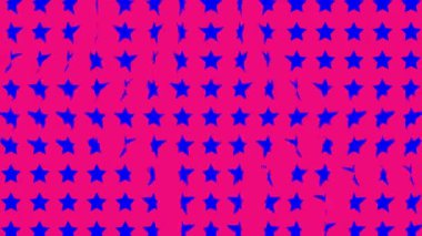 Yıldız şekli dalga hareketli animasyon grafikleri