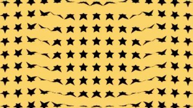 Yıldız şekli dalga hareketli animasyon grafikleri