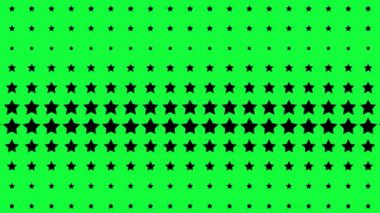 Yıldız şekli dalga hareketli animasyon grafikleri