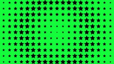 Yıldız şekli dalga hareketli animasyon grafikleri