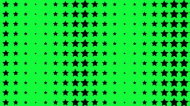 Yıldız şekli dalga hareketli animasyon grafikleri