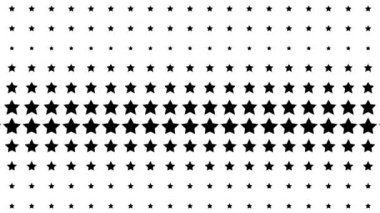 Yıldız şekli dalga hareketli animasyon grafikleri