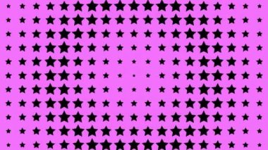 Yıldız şekli dalga hareketli animasyon grafikleri