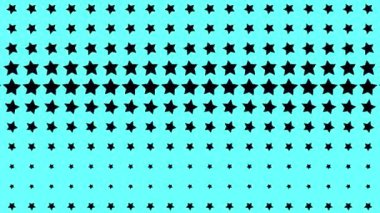 Yıldız şekli dalga hareketli animasyon grafikleri