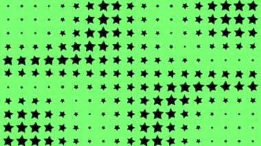 Yıldız şekli dalga hareketli animasyon grafikleri