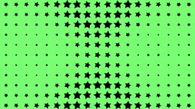 Yıldız şekli dalga hareketli animasyon grafikleri