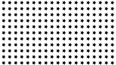 Yıldız şekli dalga hareketli animasyon grafikleri