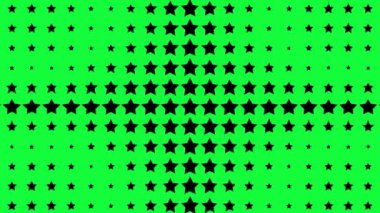 Yıldız şekli dalga hareketli animasyon grafikleri