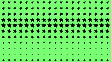 Yıldız şekli dalga hareketli animasyon grafikleri