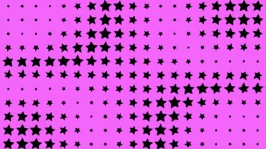 Yıldız şekli dalga hareketli animasyon grafikleri