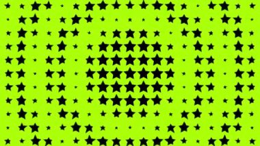 Yıldız şekli dalga hareketli animasyon grafikleri