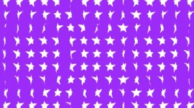 Yıldız şekli dalga hareketli animasyon grafikleri