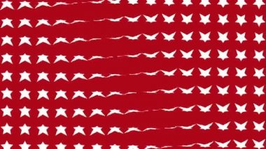 Yıldız şekli dalga hareketli animasyon grafikleri