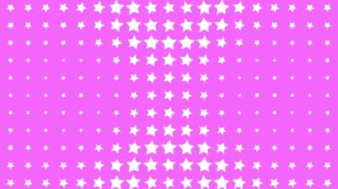 Yıldız şekli dalga hareketli animasyon grafikleri