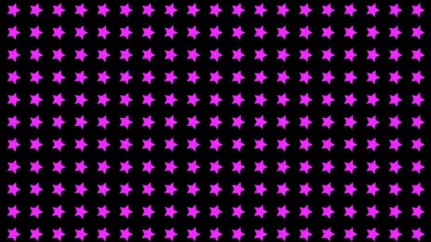 Star Shape Wave Animación Movimiento Gráficos Movimiento — Vídeo de stock