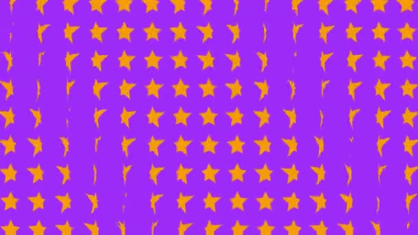 Star Shape Wave Moving Animation Motion Graphics — Vídeo de Stock