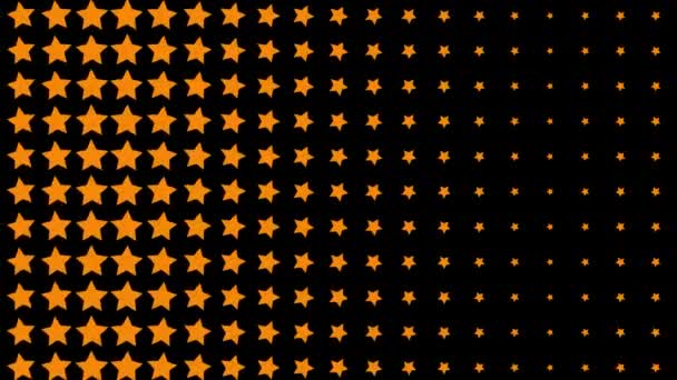Csillag alakú hullám Mozgó animációs mozgás grafika