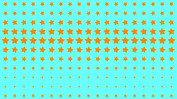 Star Shape Wave Moving Animation Motion Graphics — Vídeo de Stock