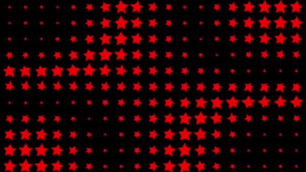 Star Shape Wave Animación Movimiento Gráficos Movimiento — Vídeo de stock