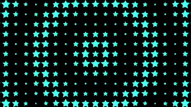 Star Shape Wave Animación Movimiento Gráficos Movimiento — Vídeo de stock