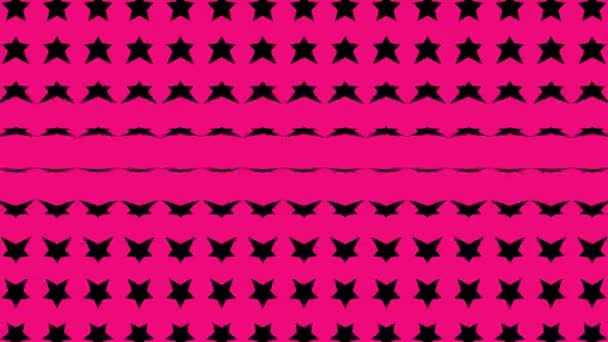 Star Shape Wave Moving Animation Motion Graphics — Vídeo de Stock