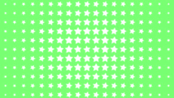 Star Shape Wave Animación Movimiento Gráficos Movimiento — Vídeos de Stock