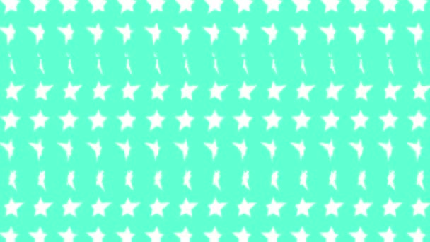 Star Shape Wave Animación Movimiento Gráficos Movimiento — Vídeos de Stock