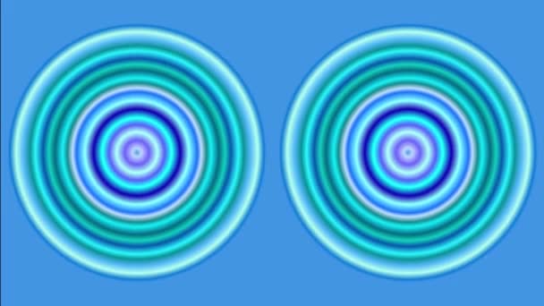 Vórtice Colorido Círculo Inhalar Animación Gráficos Movimiento — Vídeo de stock