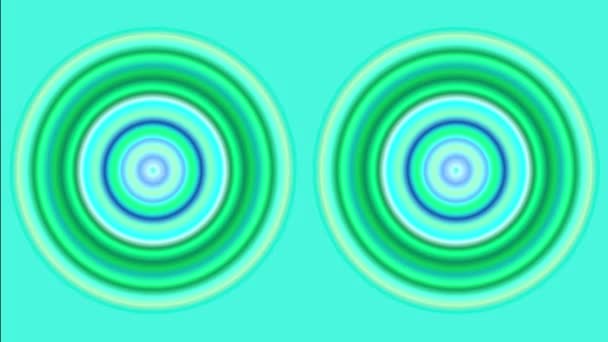 Coloré Vortex Cercle Inhaler Animation Mouvement Graphiques — Video