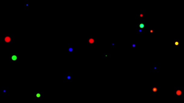 입자움직이는 애니메이션 그래픽 — 비디오