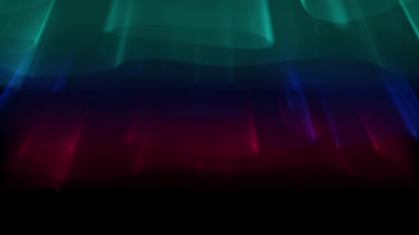 Veil Aurora Curtain Moving Motion Graphics — 图库视频影像