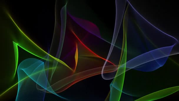 Veil Aurora Curtain Moving Motion Graphics — 图库视频影像