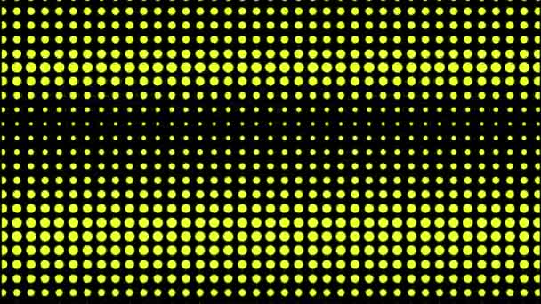 Dot Point Wave Animation Motion Graphics — Stockvideo