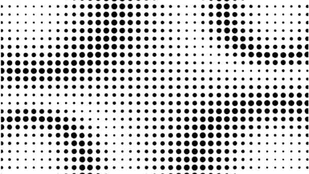 Graphismes Mouvement Animation Dot Point Wave — Video